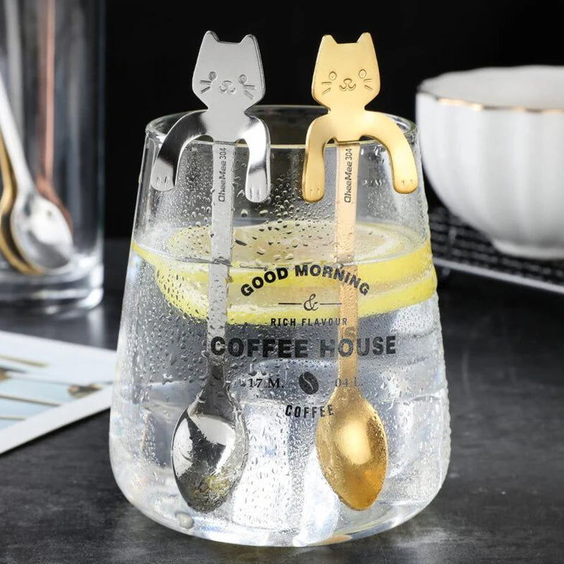 Stainless Cat Spoon - Coffee + Tea + More!