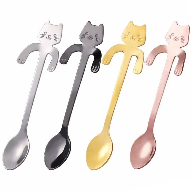 Stainless Cat Spoon - Coffee + Tea + More!