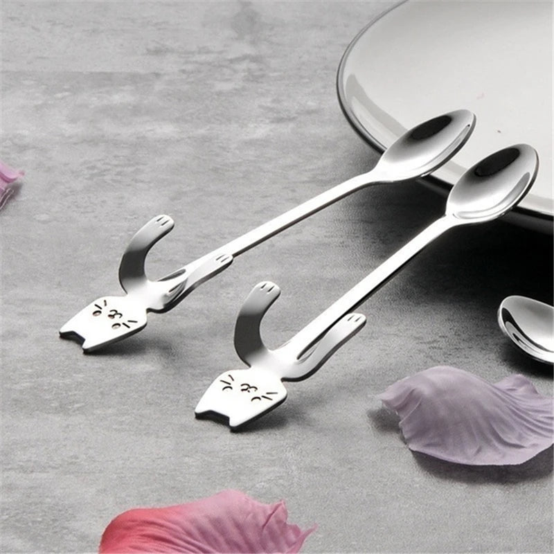 Stainless Cat Spoon - Coffee + Tea + More!