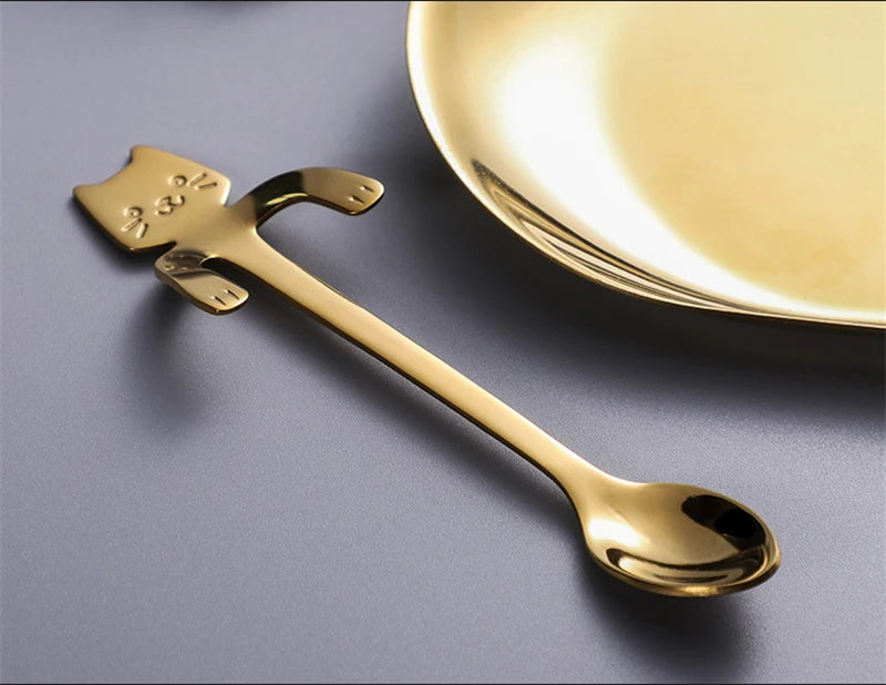 Stainless Cat Spoon - Coffee + Tea + More!