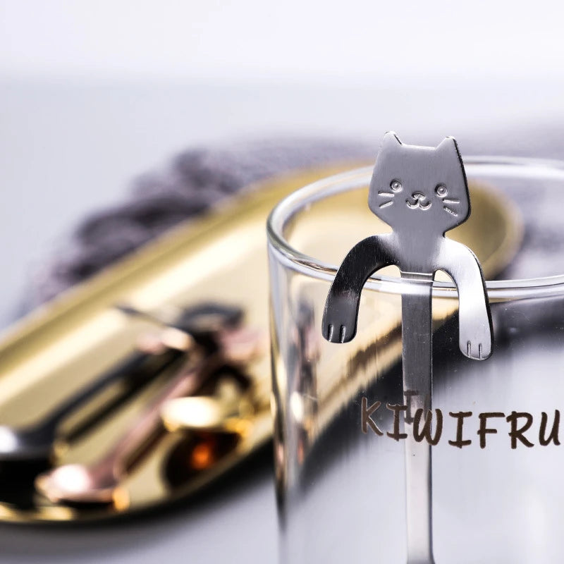 Stainless Cat Spoon - Coffee + Tea + More!