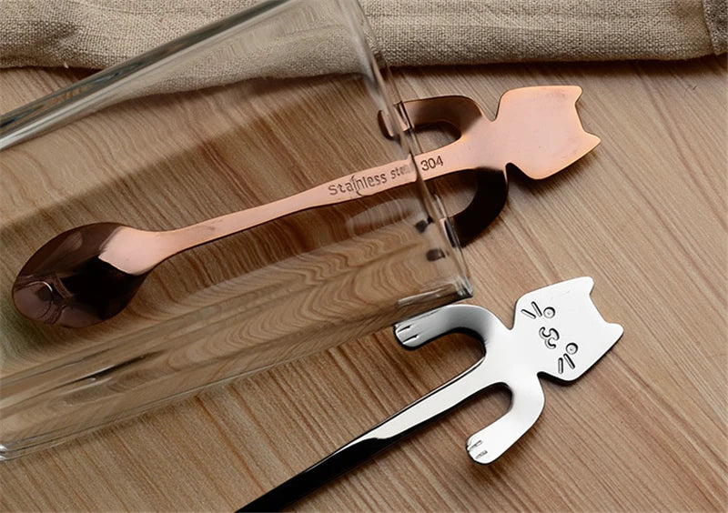 Stainless Cat Spoon - Coffee + Tea + More!