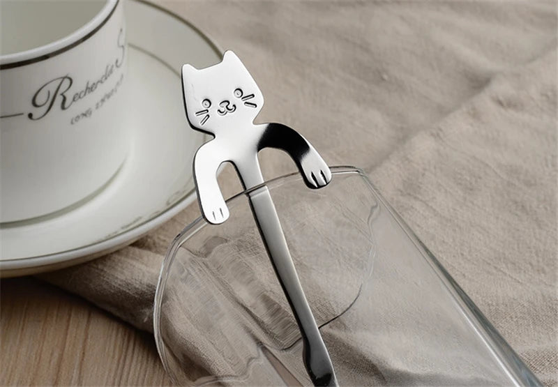 Stainless Cat Spoon - Coffee + Tea + More!