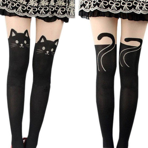 Cat Leggings - Pawsome Black Cat, Space Cat, and Print Leggings